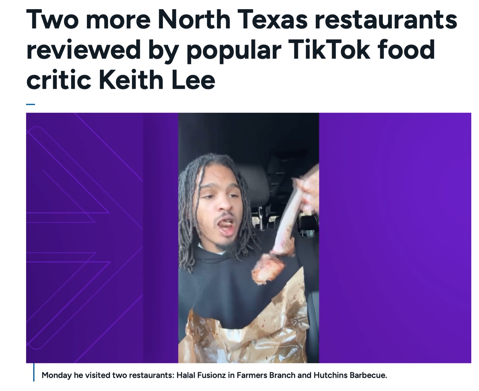 North Texas restaurant coverage